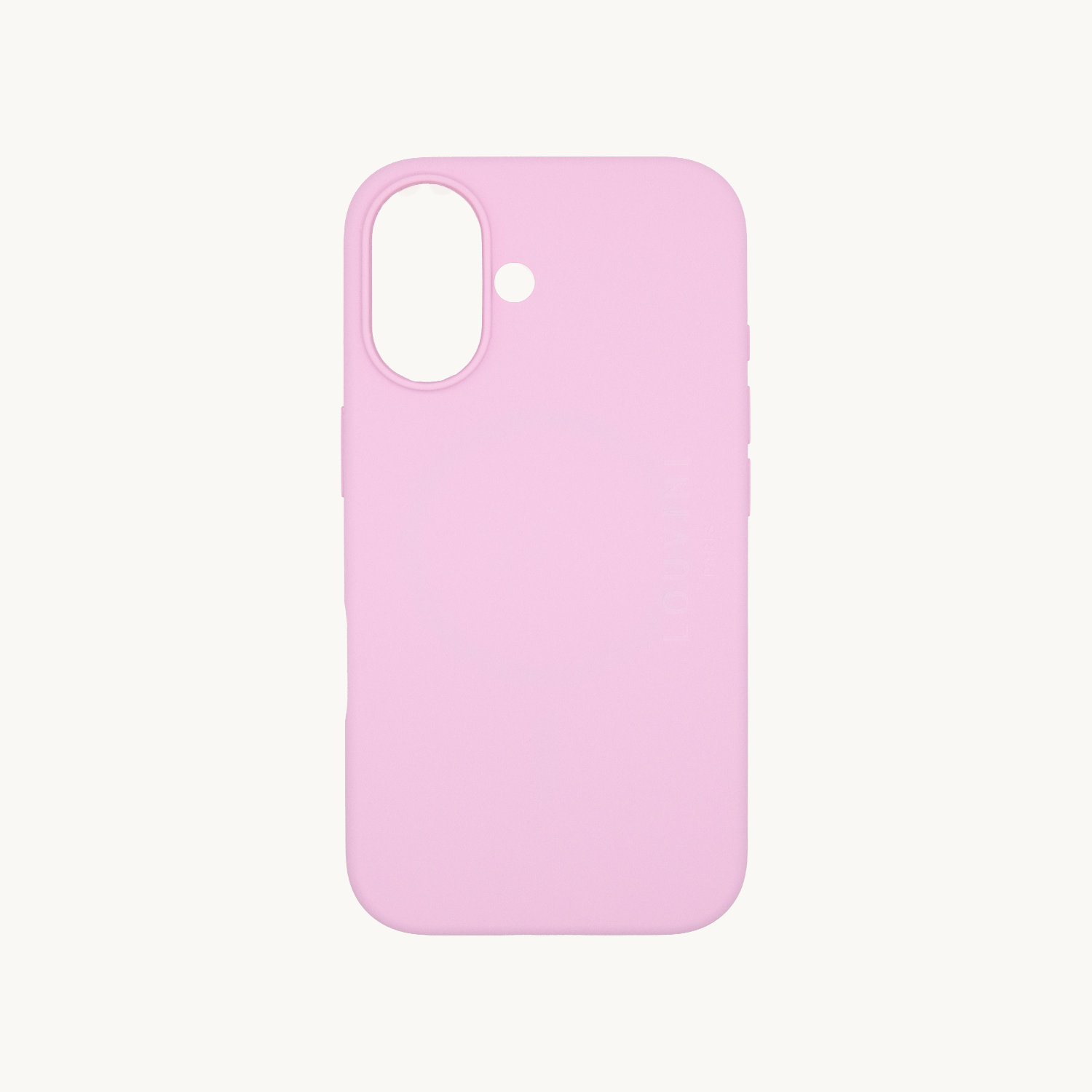 coque iPhone 16 silicone rose 