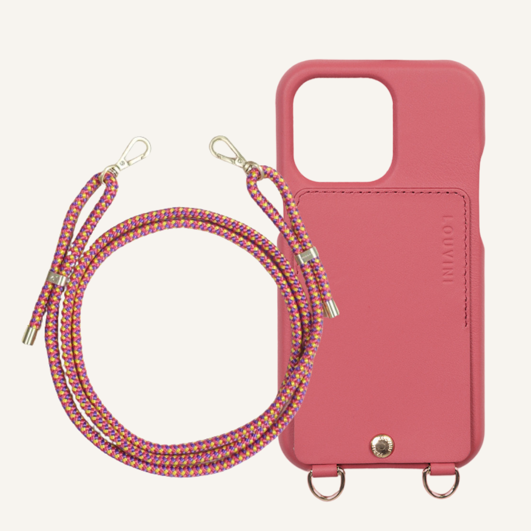 Lou Blush Case & Tessa Blush-Purple Cord