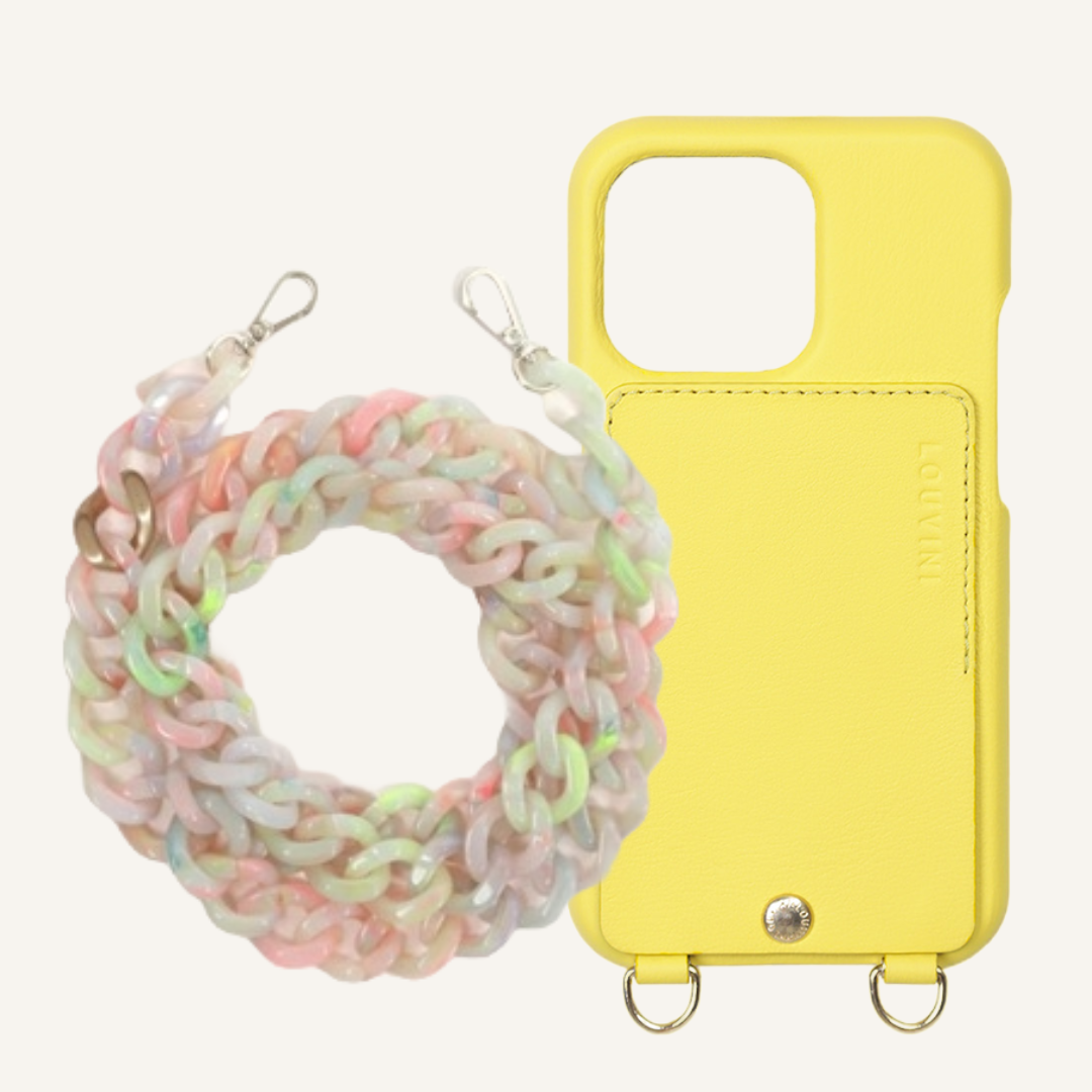 Lou Yellow Case & Zoe Neon Chain