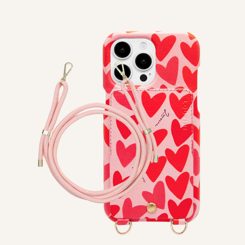 LOU Hearts iPhone Case & TESSA Powdered Rose