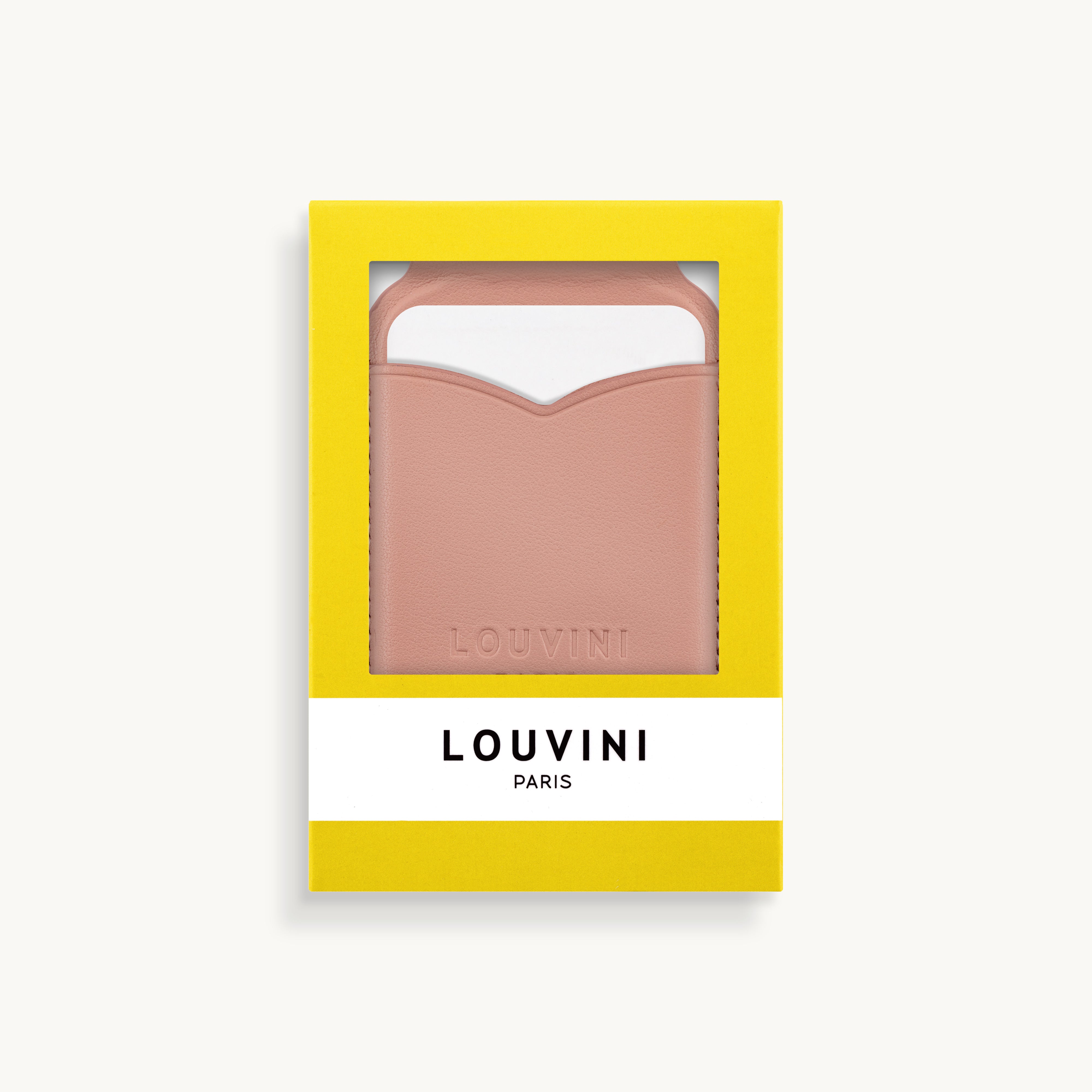 CASEY MagSafe iPhone mirror card holder - Soft pink