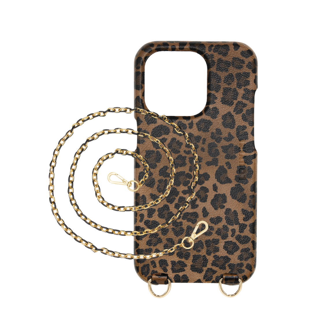 IPHONE LEOPARD MAX MAGSAFE CASE & MIA CHAIN