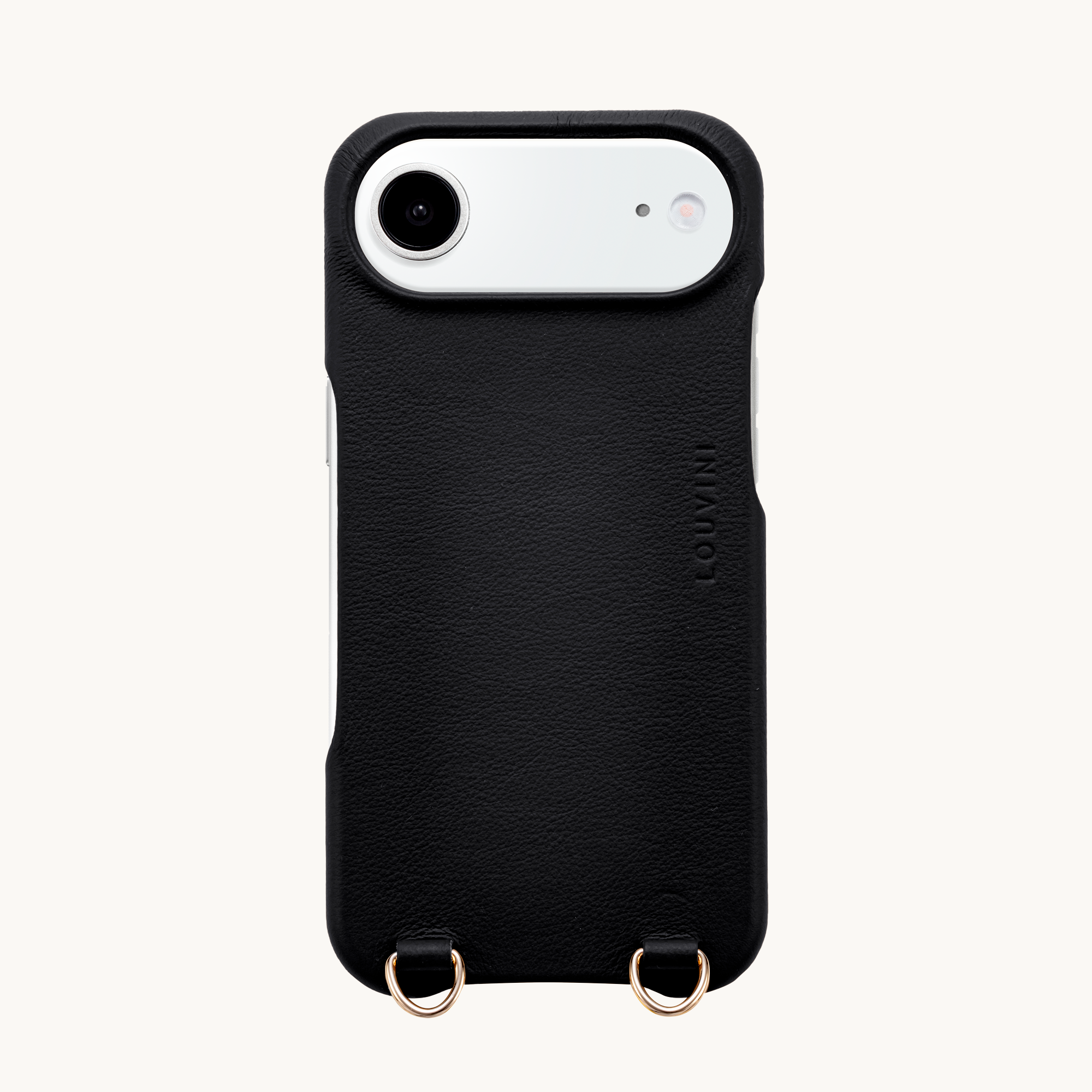 Leather iPhone Case with Loops and MagSafe MAX - Black