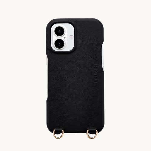 Leather iPhone Case with Loops and MagSafe MAX - Black