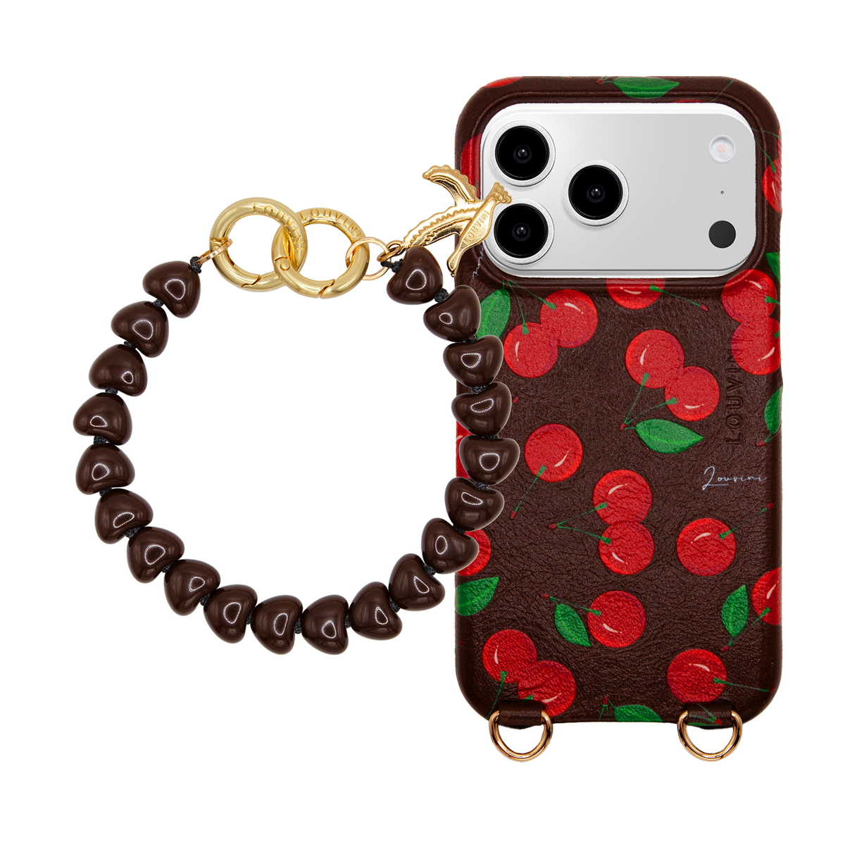 MAX Cherries MagSafe iPhone Case & Bracelet TINY CUORE Brown