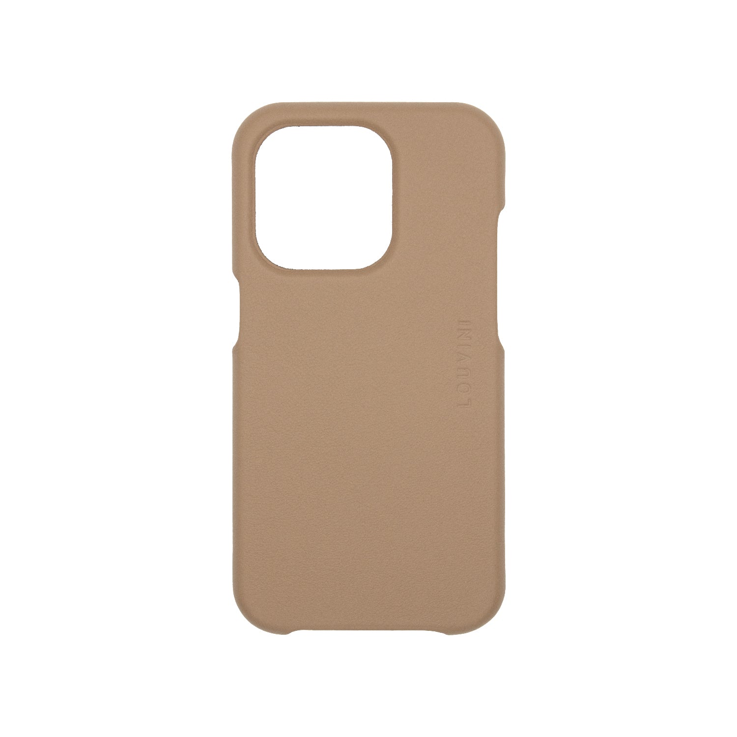 LEATHER IPHONE CASE WITH MAGSAFE MAX - CAMEL (PERSONALISABLE)