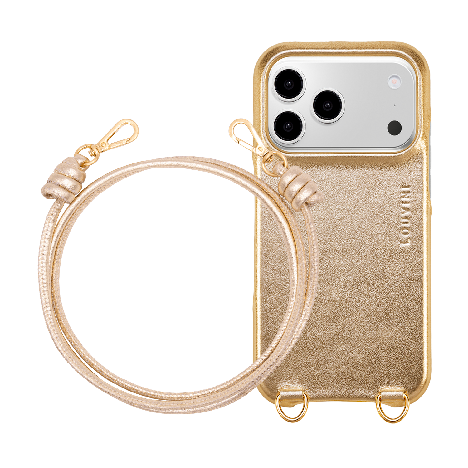 iPhone MAX MagSafe Gold Case & KATE Gold Cord