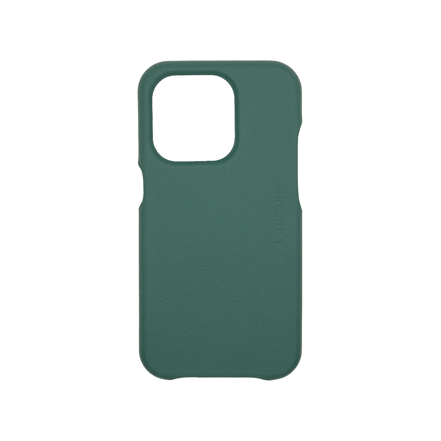 LEATHER IPHONE CASE WITH MAGSAFE MAX - EMERALD (PERSONALISABLE)