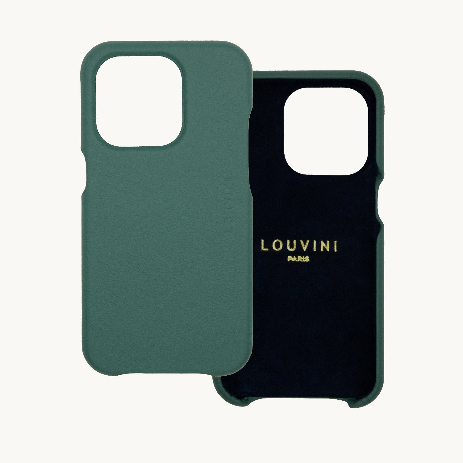 LEATHER IPHONE CASE WITH MAGSAFE MAX - EMERALD (PERSONALISABLE)