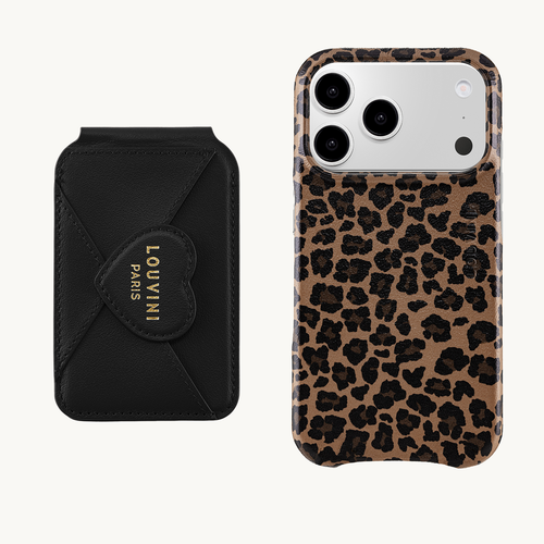 MAX MagSafe iPhone Case Leopard & Card Holder CHERIE