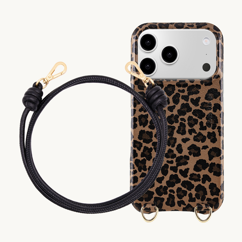 MAX MagSafe iPhone Case Leopard & KATE Cord Black