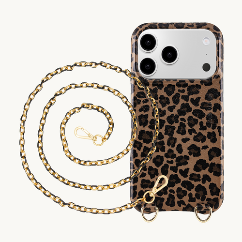 MAX MagSafe iPhone Case Leopard & MIA Chain Black