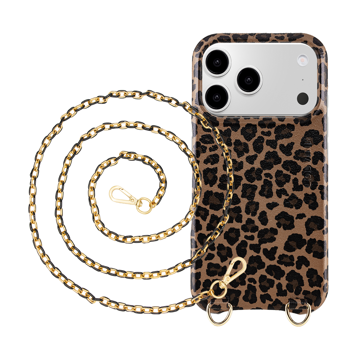 MAX MagSafe iPhone Case Leopard & MIA Chain Black