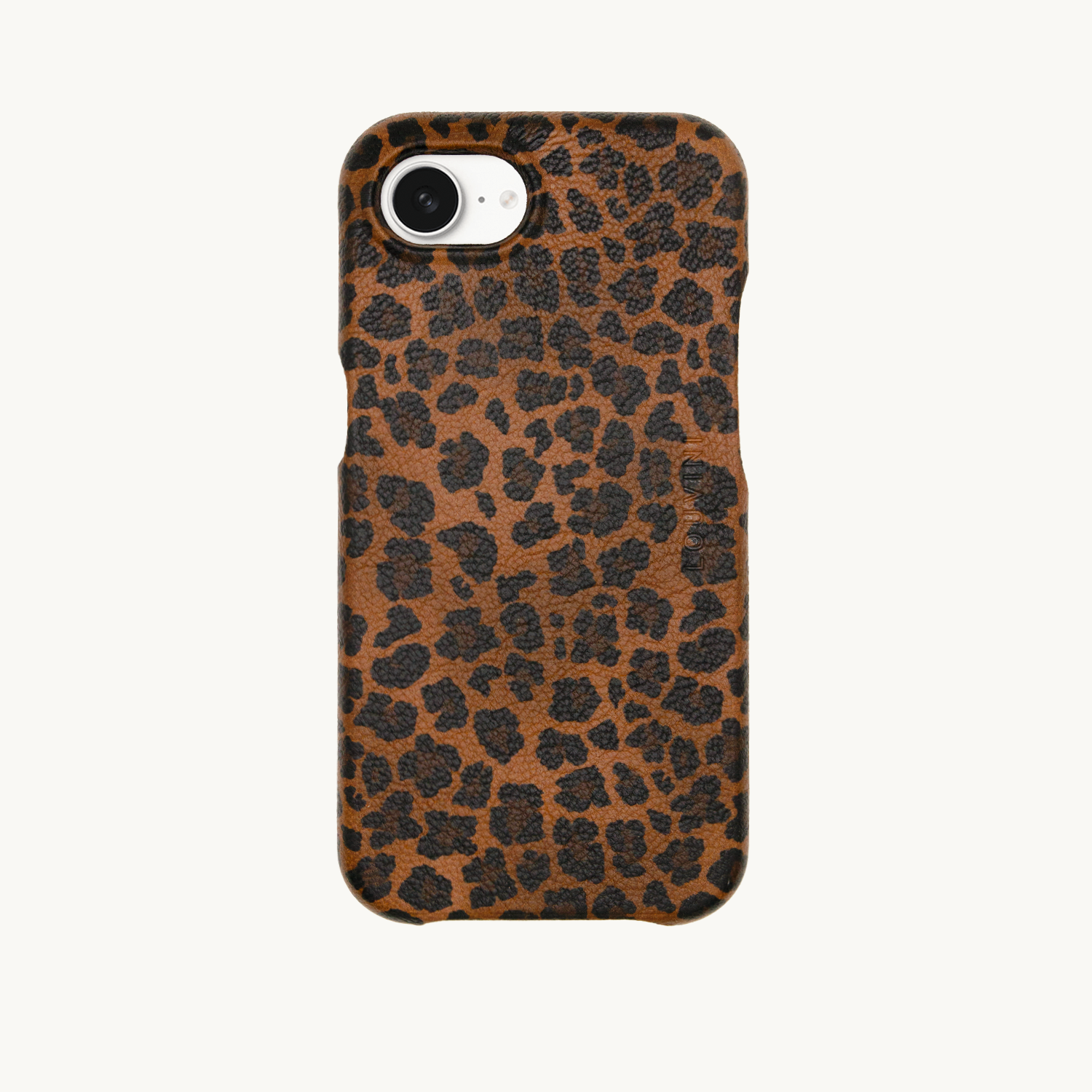 Leather iPhone case Magsafe MAX - LEOPARD 