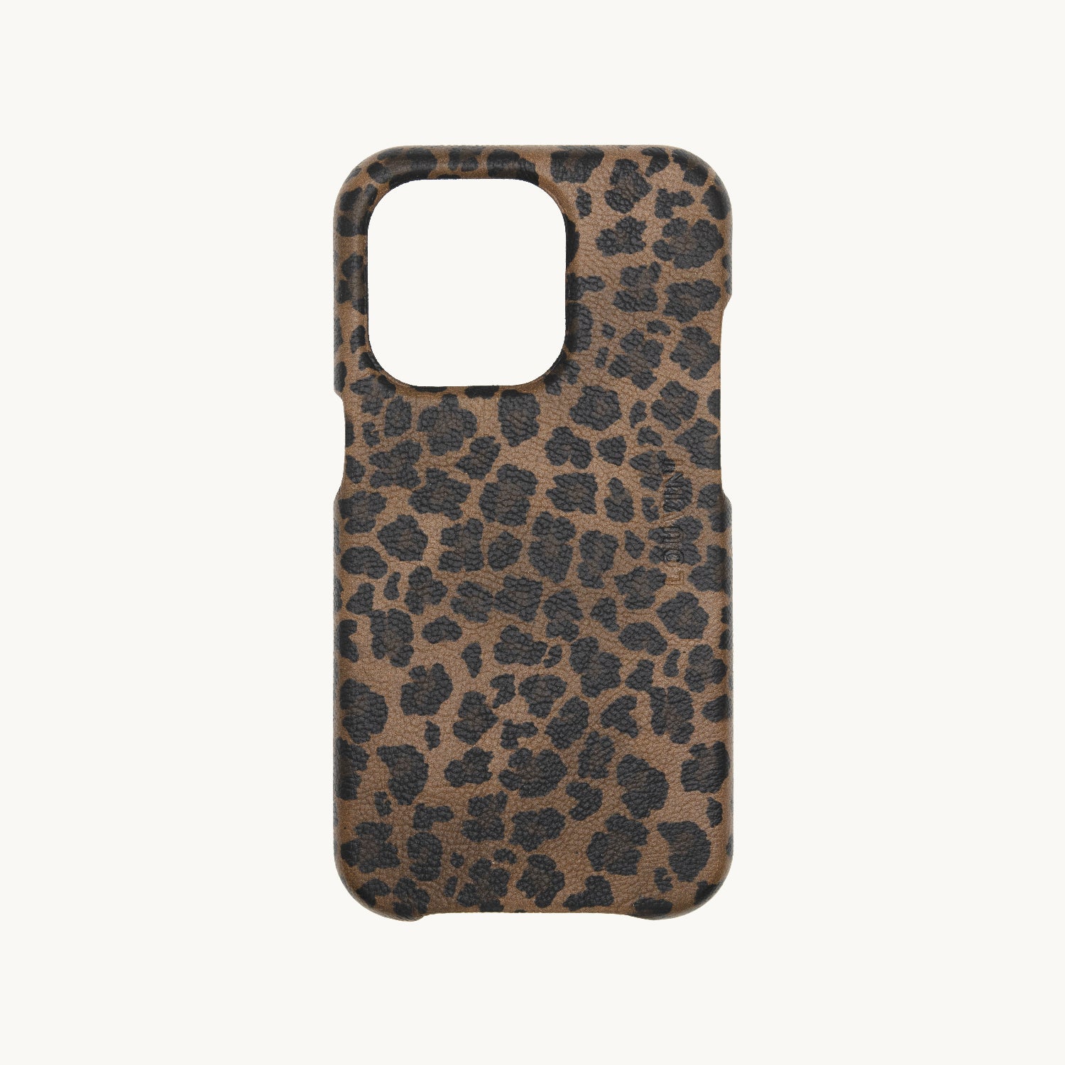 LEATHER IPHONE CASE WITH MAGSAFE MAX - LEOPARD 