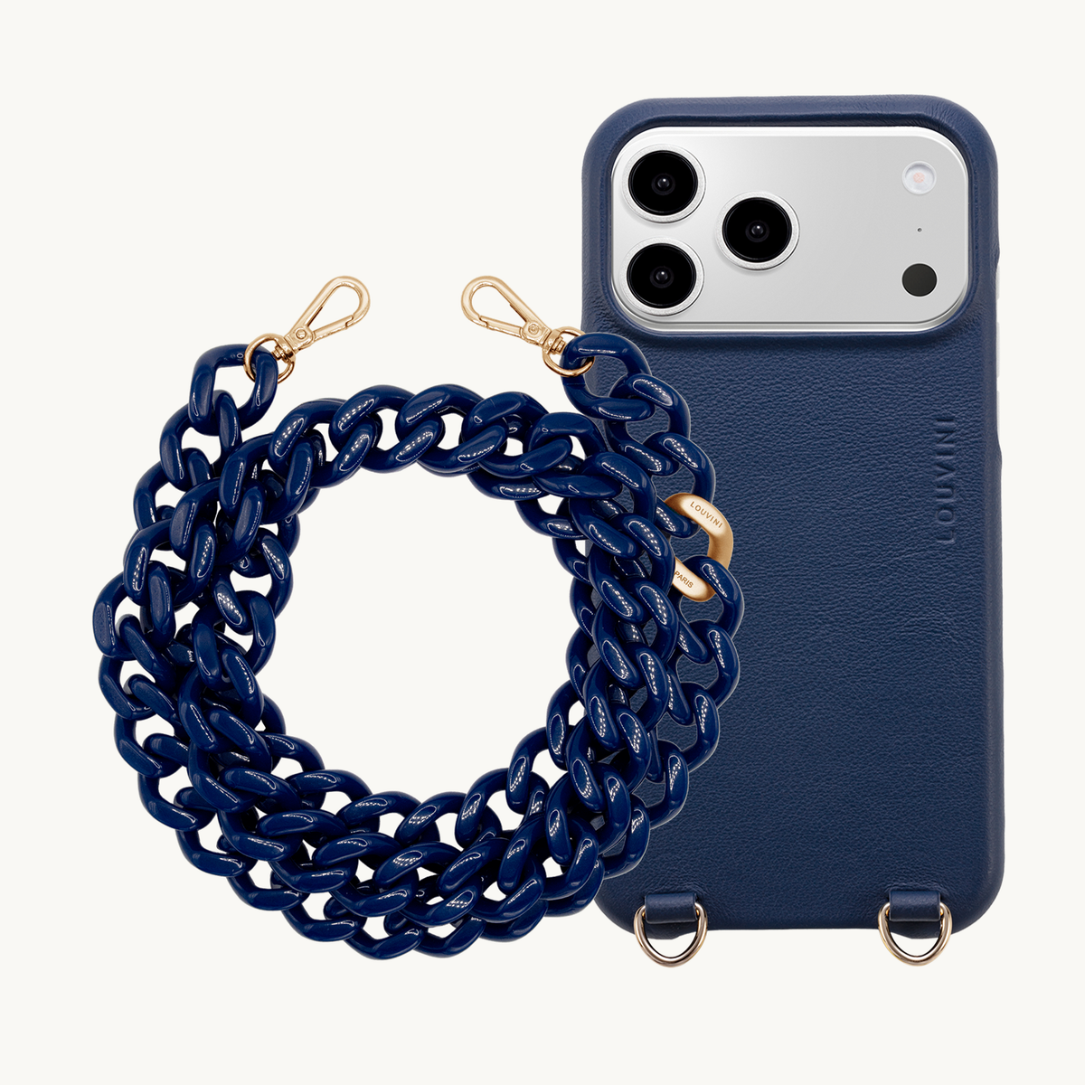 MAX Navy MagSafe iPhone Case & Chain ZOE Navy