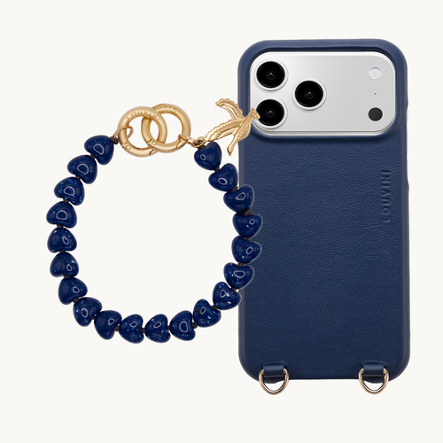 MAX Marine Case & TINY CUORE Bracelet - Navy