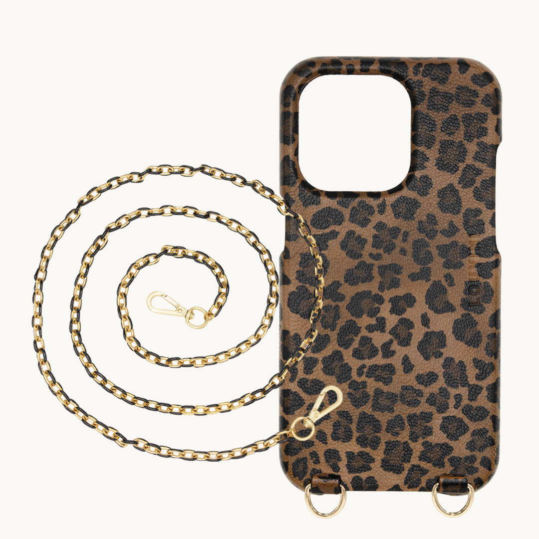 IPHONE LEOPARD MAX MAGSAFE CASE & MIA CHAIN