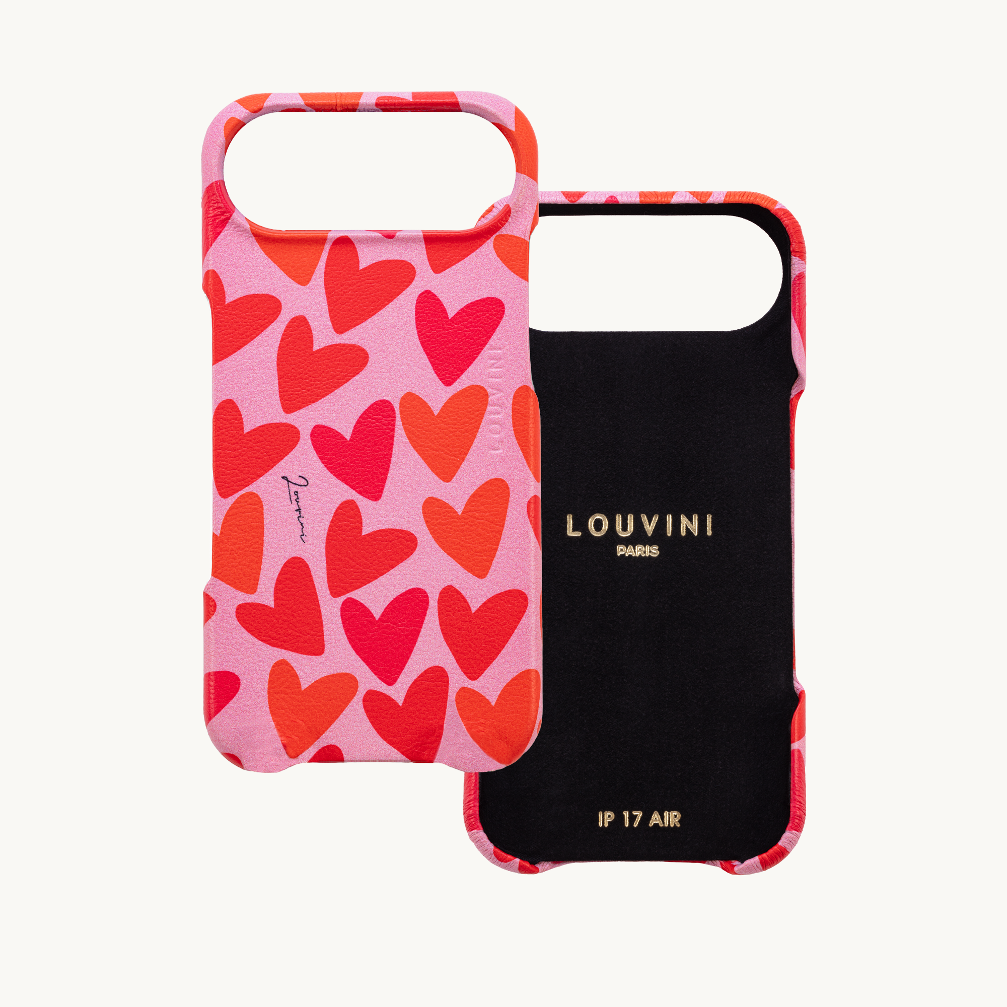 MAX iPhone Leather Case - Hearts