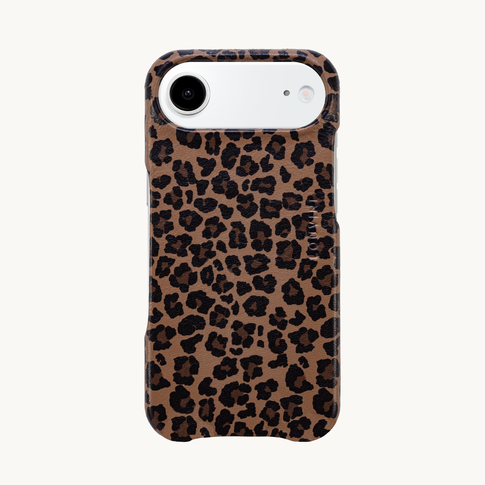 Leather iPhone case Magsafe MAX - LEOPARD 