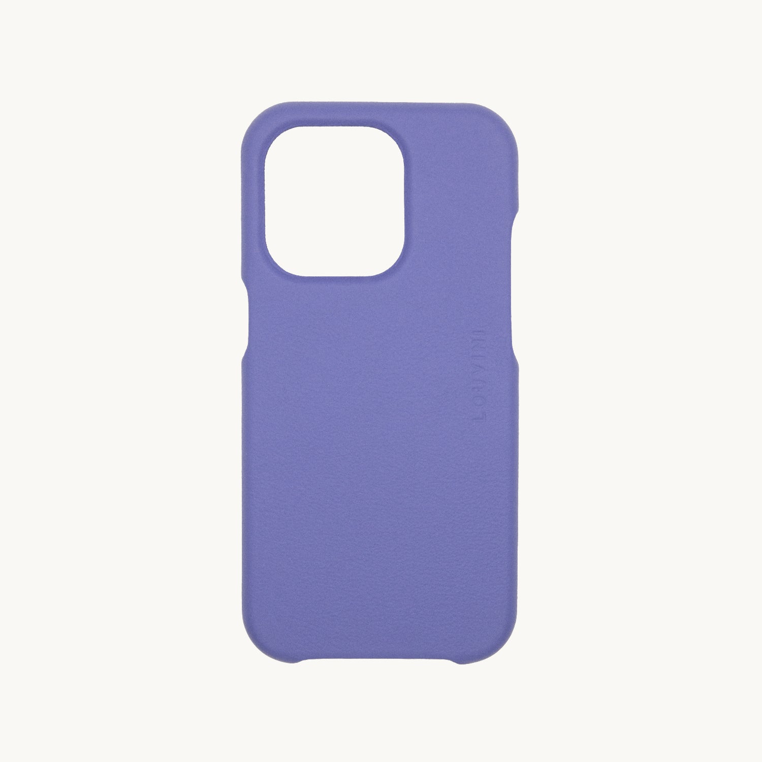 COQUE DE TÉLÉPHONE PORTABLE IPHONE EN CUIR AVEC MAGSAFE VIOLET PERSONNALISABLE