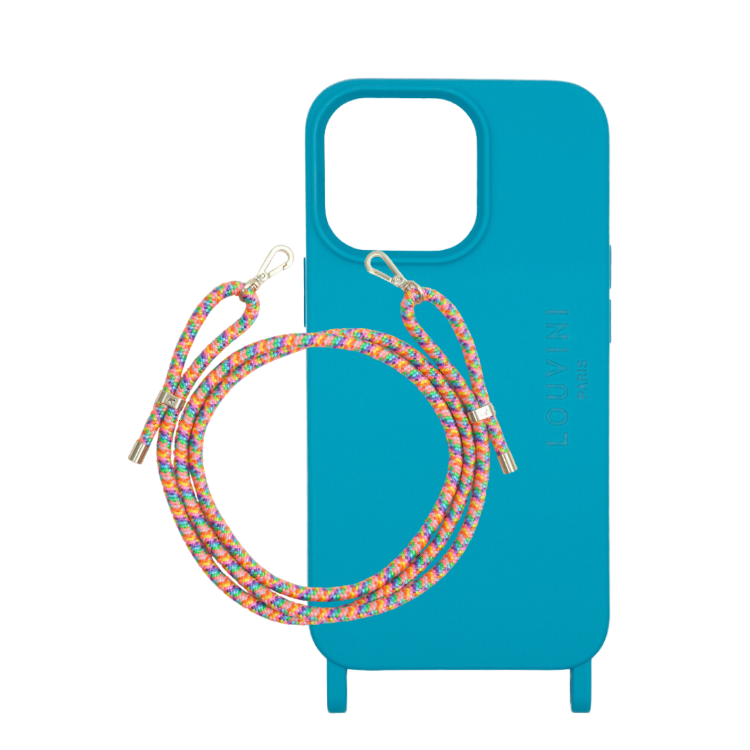 Milo Blue iPhone Case & Tessa Neon Cord