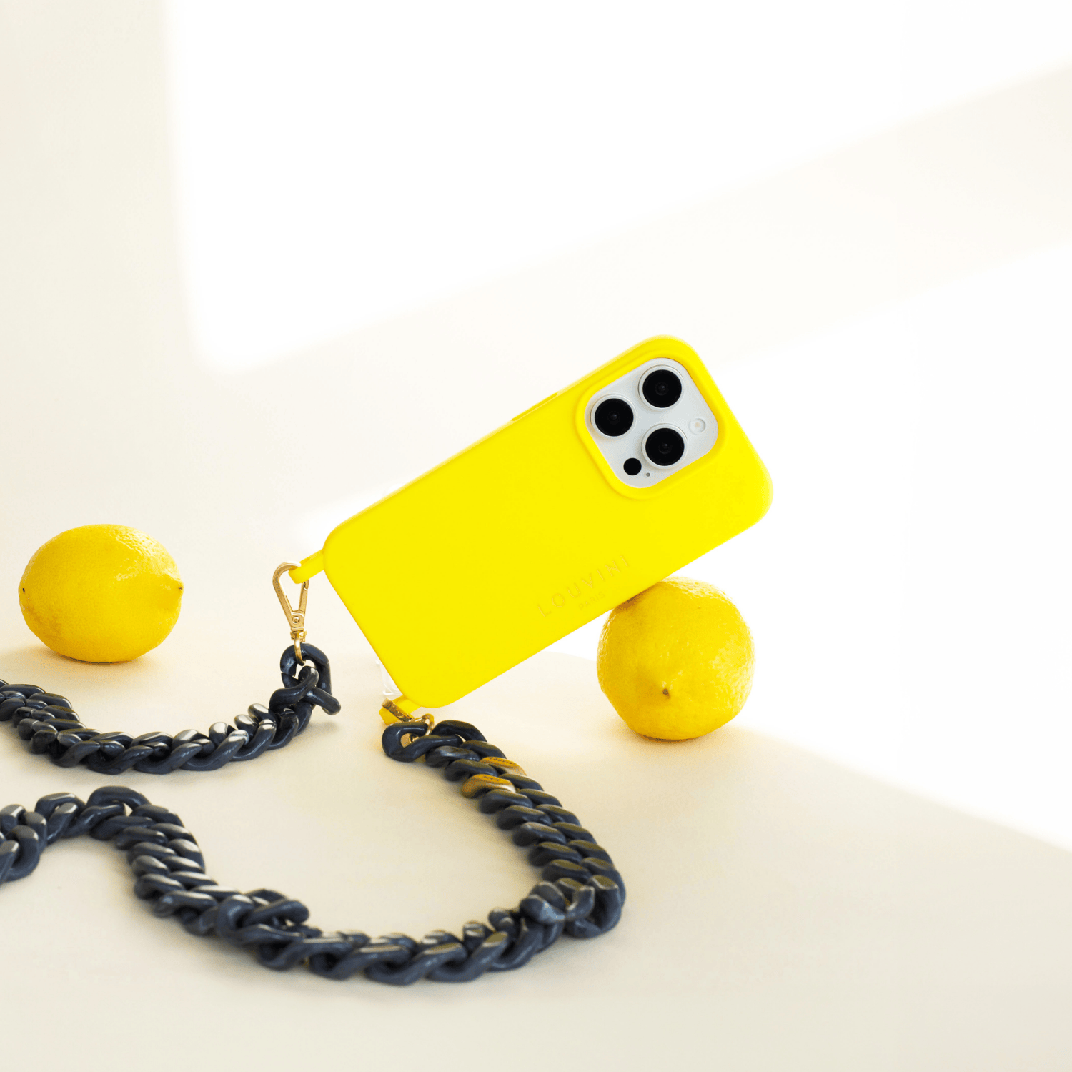 IPHONE CASE WITH LOOPS MILO - YELLOW