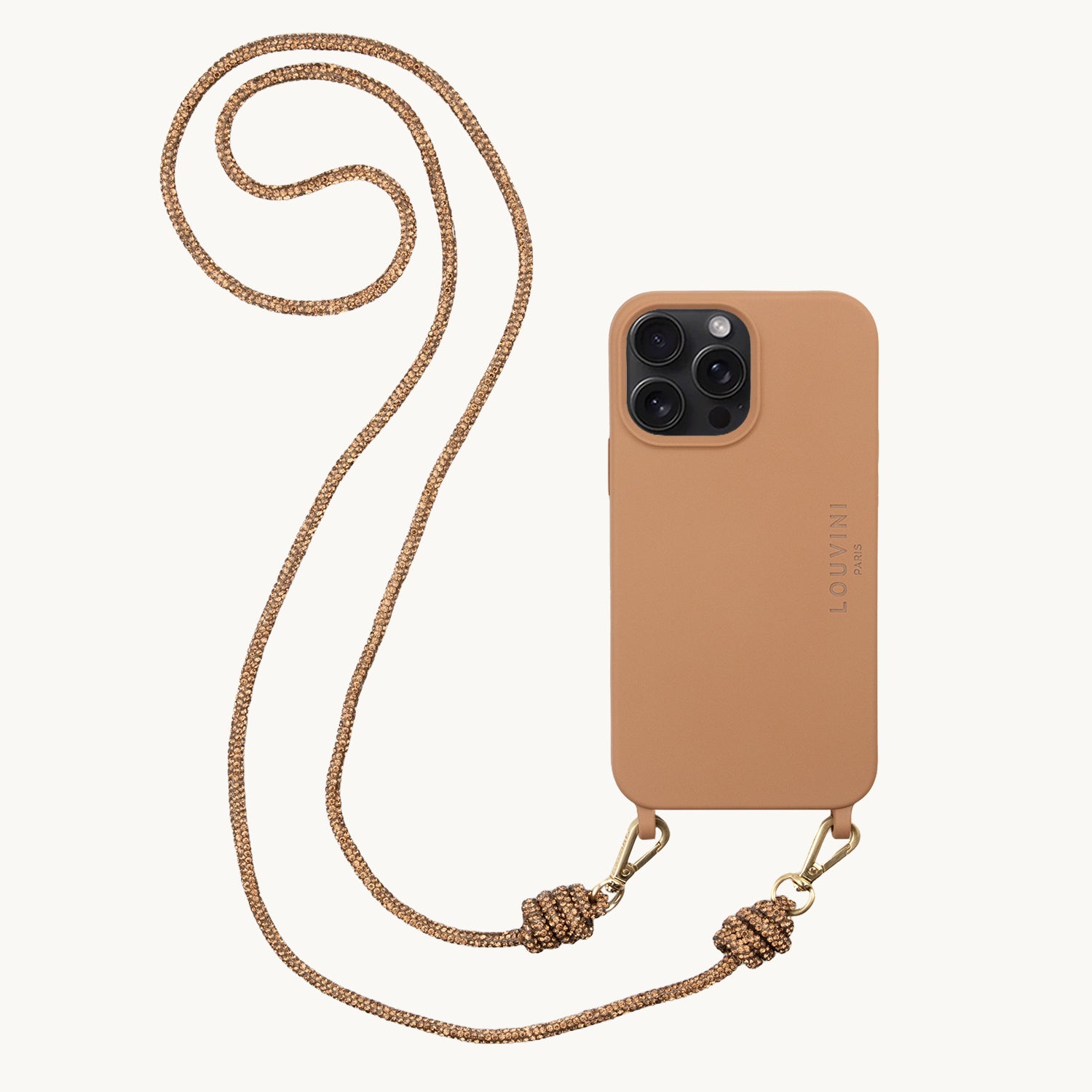 Milo Cinnamon iPhone Case & Kim Bronze Cord