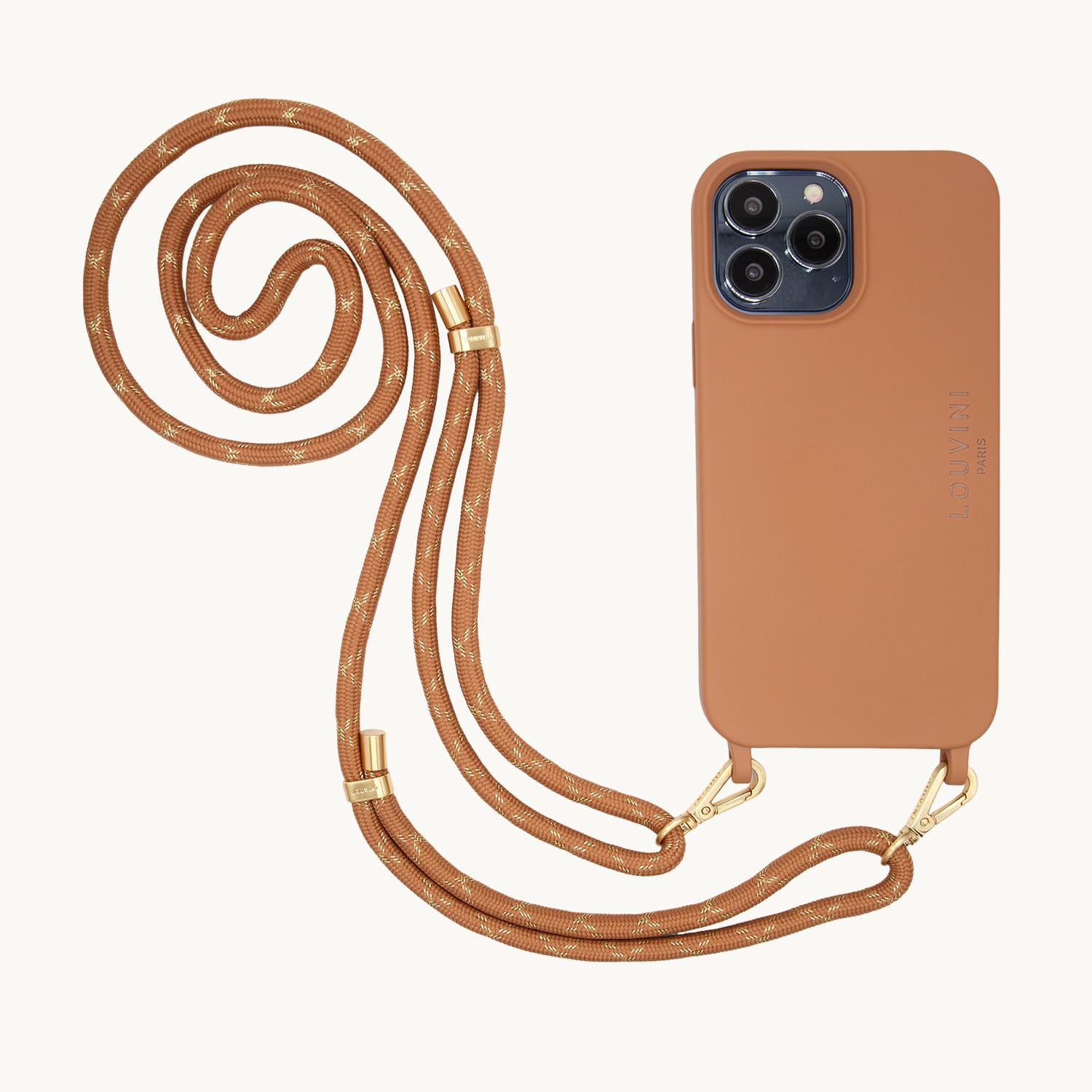 IPHONE CASE WITH LOOPS AND MAGSAFE MILO - CINNAMON