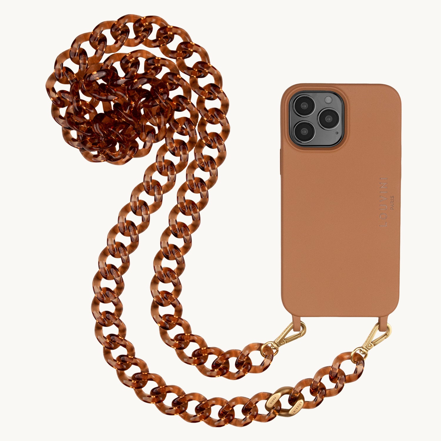 IPHONE CASE WITH LOOPS AND MAGSAFE MILO - CINNAMON