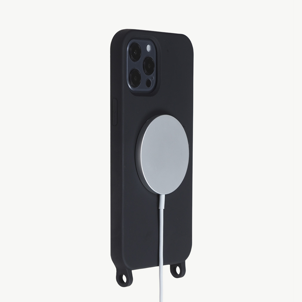 IPHONE CASE WITH LOOPS AND MAGSAFE MILO - BLACK