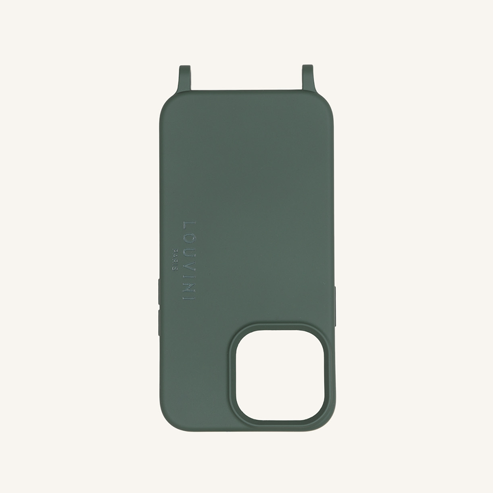 Milo Olive iPhone Case & Zoe Jade-Green Chain