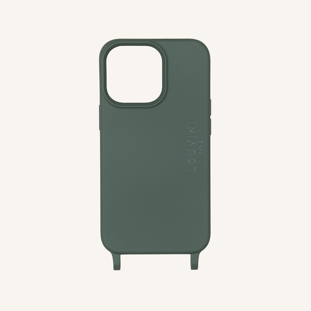 Milo Olive iPhone Case & Arielle Turquoise Strap