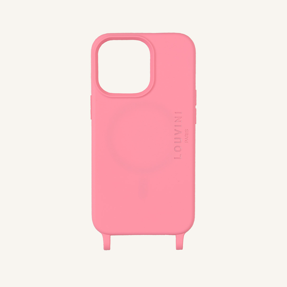 Milo Pink iPhone Case & Zoe Fluo Chain