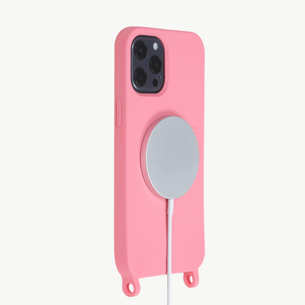 Coque MILO Rose & Chaîne Mia Fluo