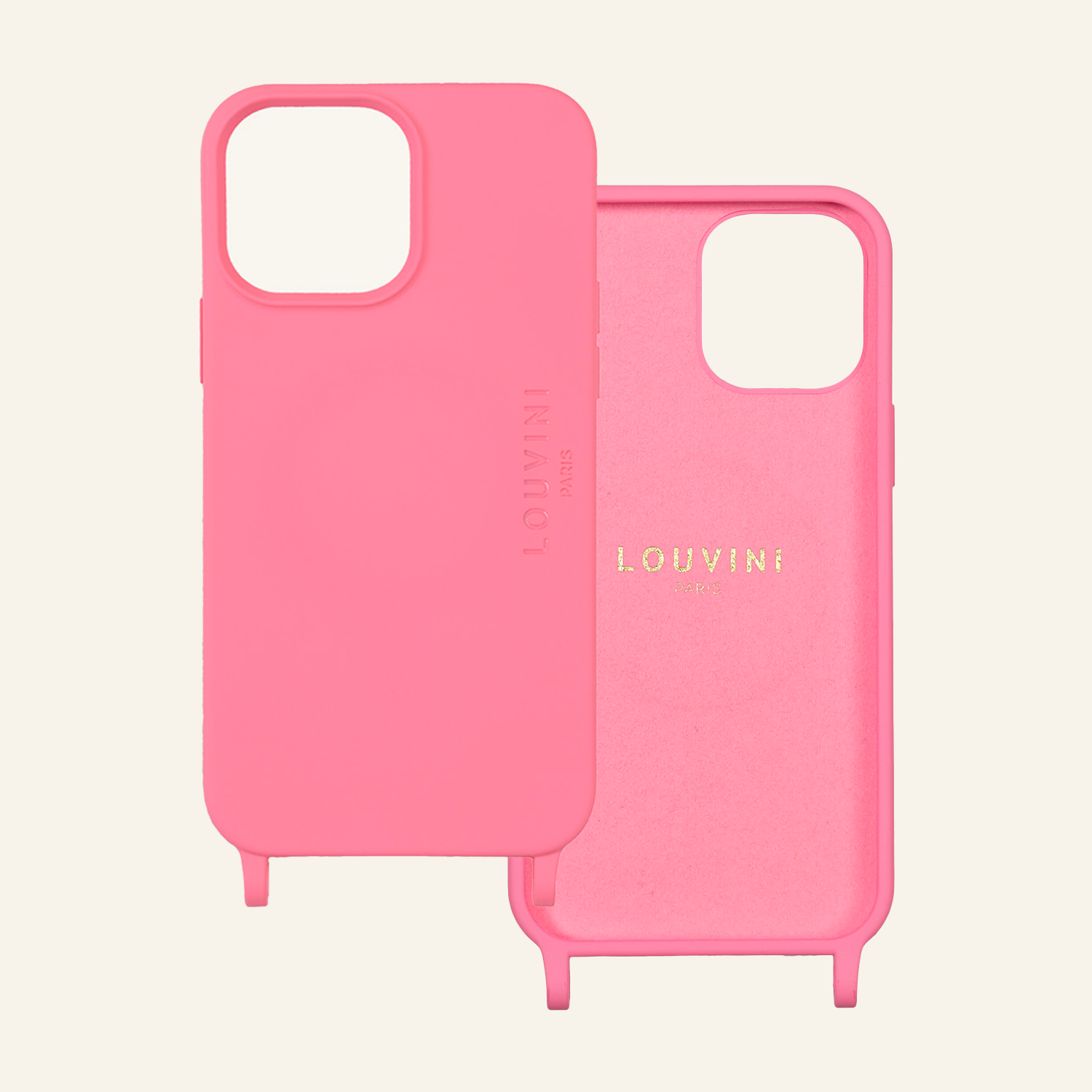 Coque MILO Rose & Chaîne Mia Fluo