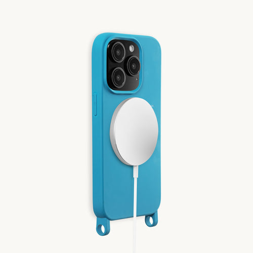 iPhone Case with loops and MagSafe MILO- BLUE