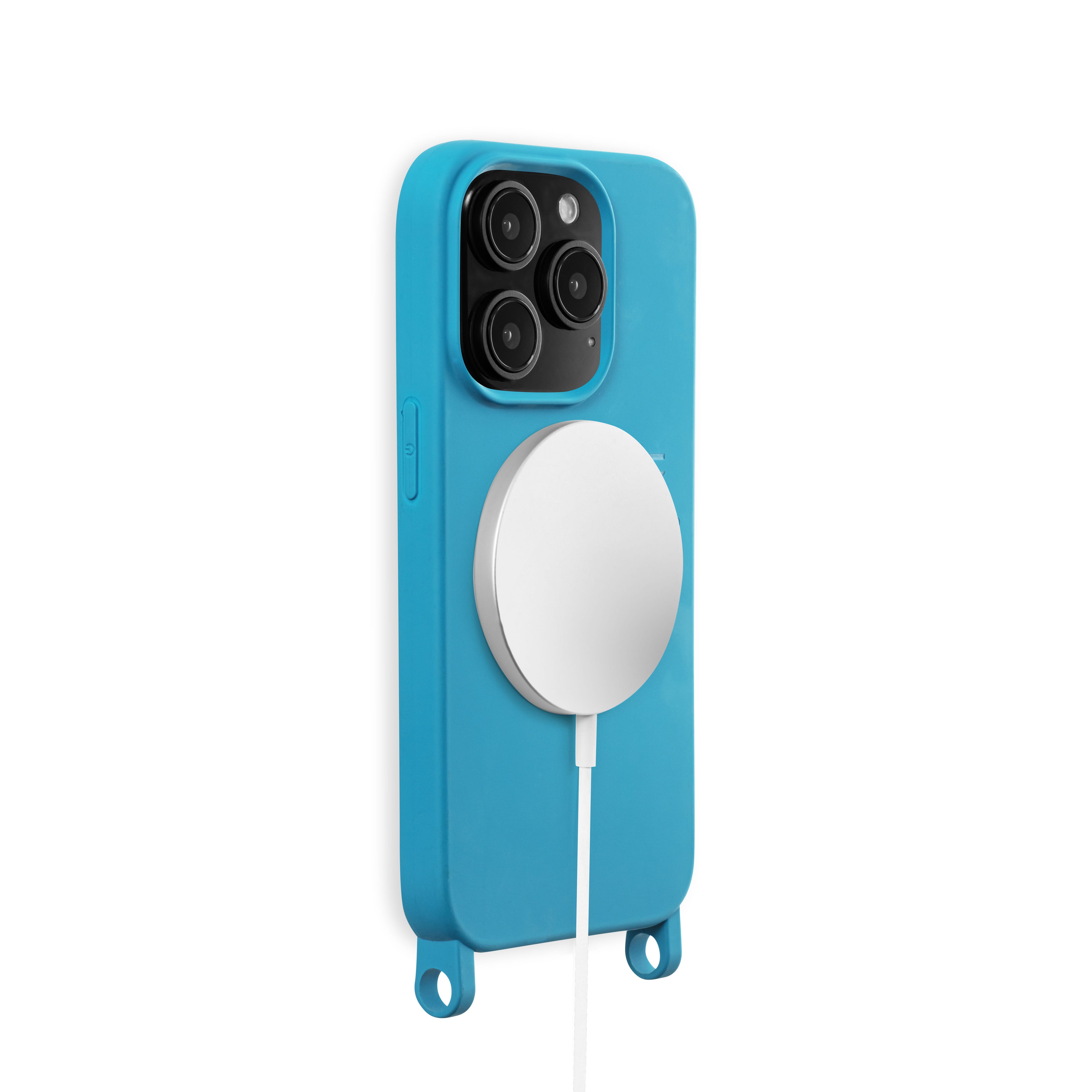 iPhone Case with loops and MagSafe MILO- BLUE