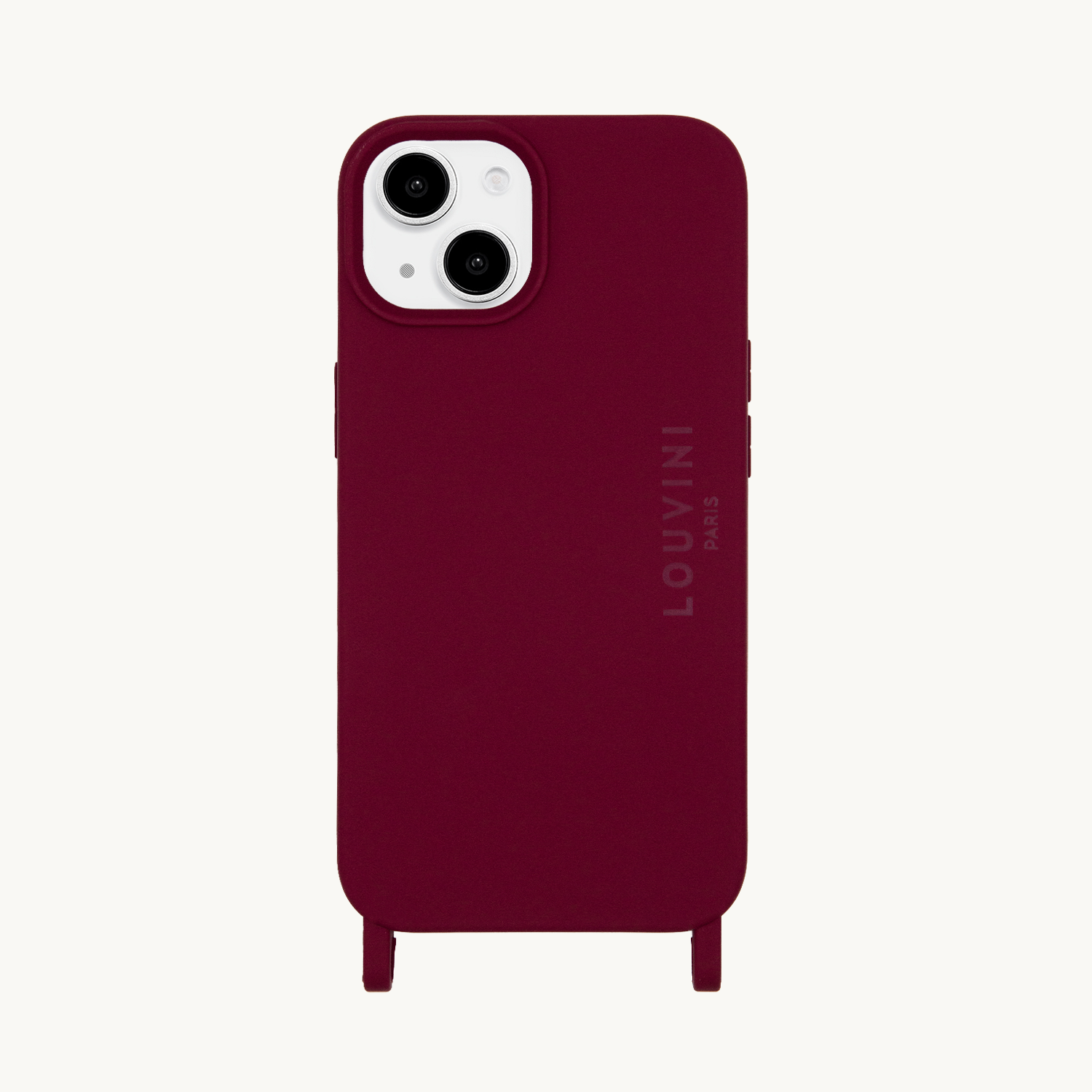 iPhone Case with loops and MagSafe MILO - Burgundy
