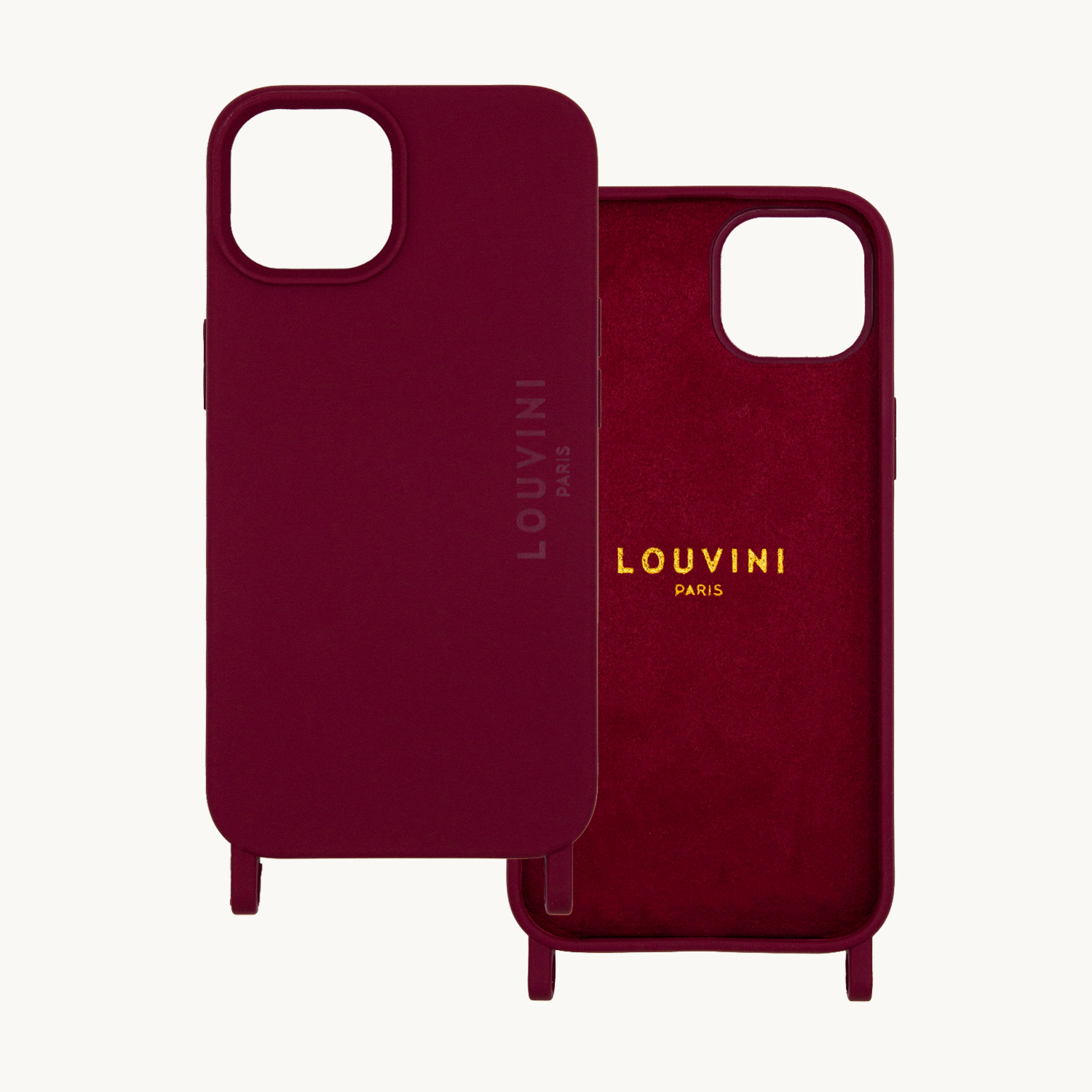 iPhone Case with loops and MagSafe MILO - Burgundy