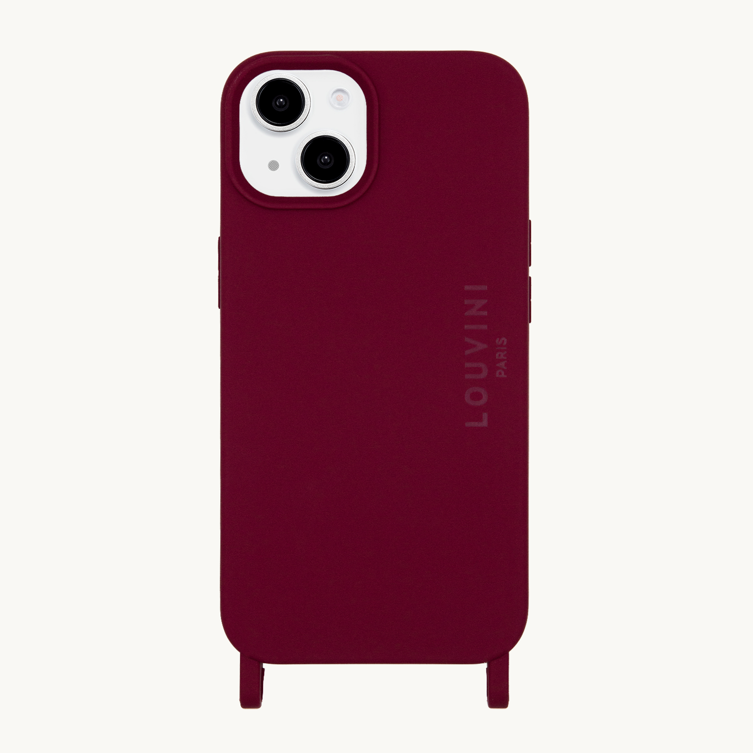 iPhone Case with loops and MagSafe MILO - Burgundy