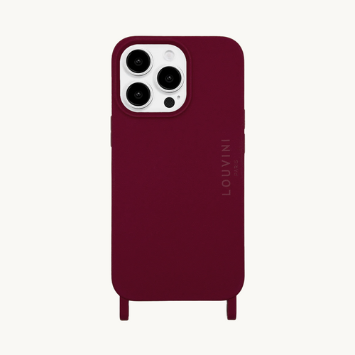 iPhone Case with loops and MagSafe MILO - Burgundy
