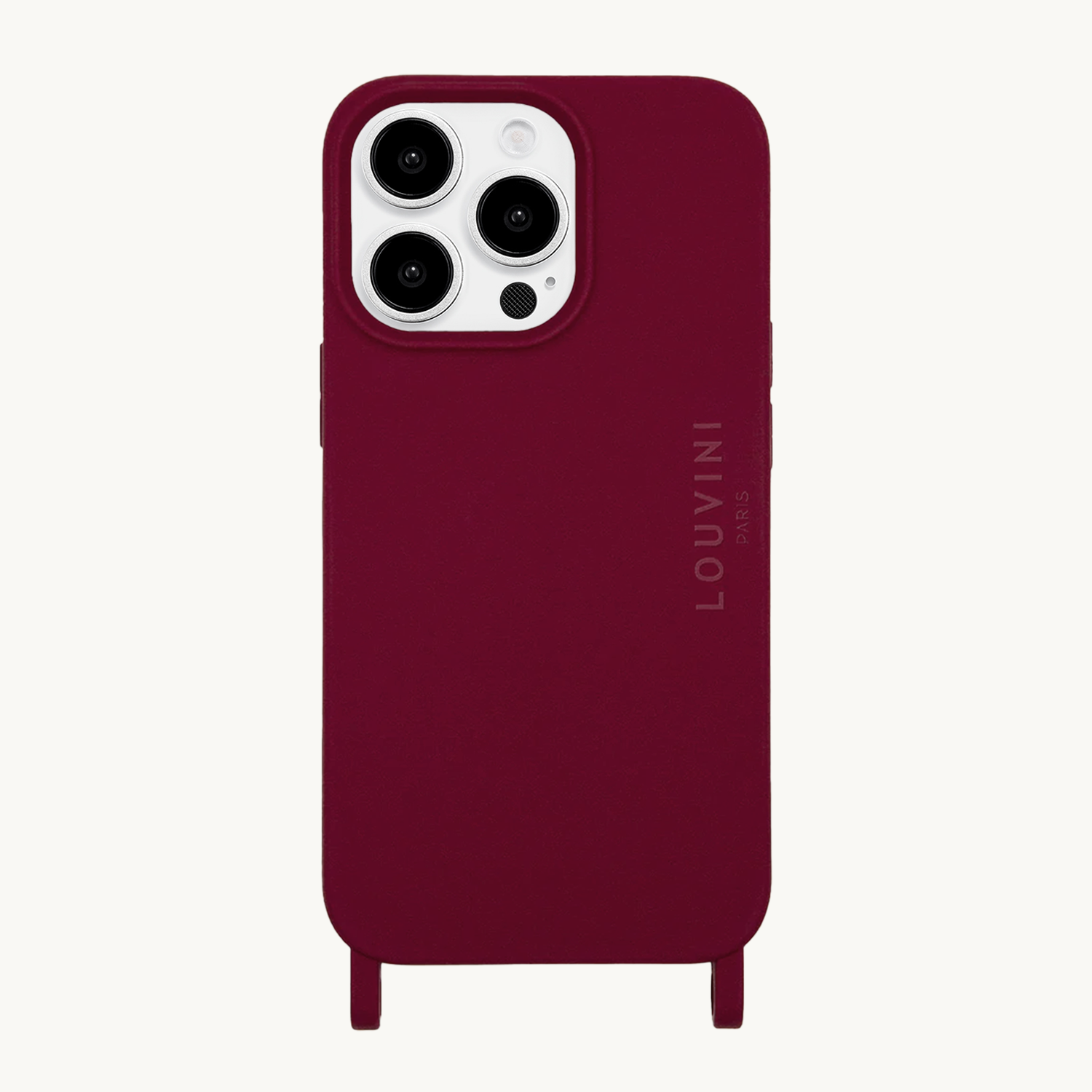 iPhone Case with loops and MagSafe MILO - Burgundy