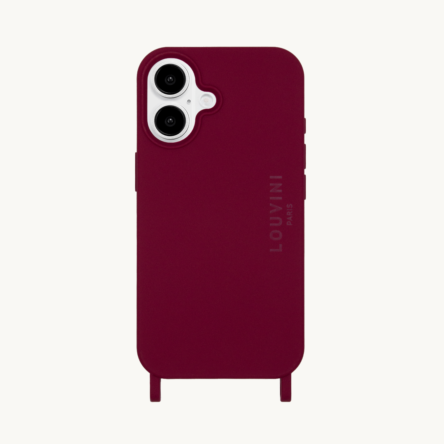 iPhone Case with loops and MagSafe MILO - Burgundy