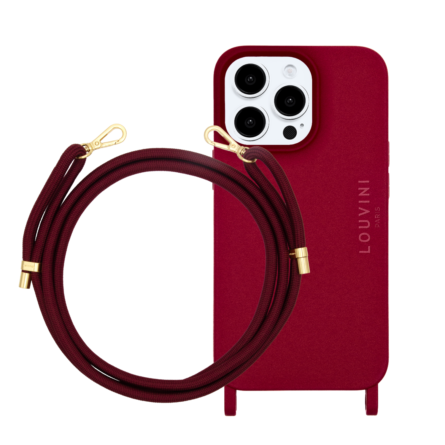 ensemble coque de téléphone en TPU avec bracelet en perle