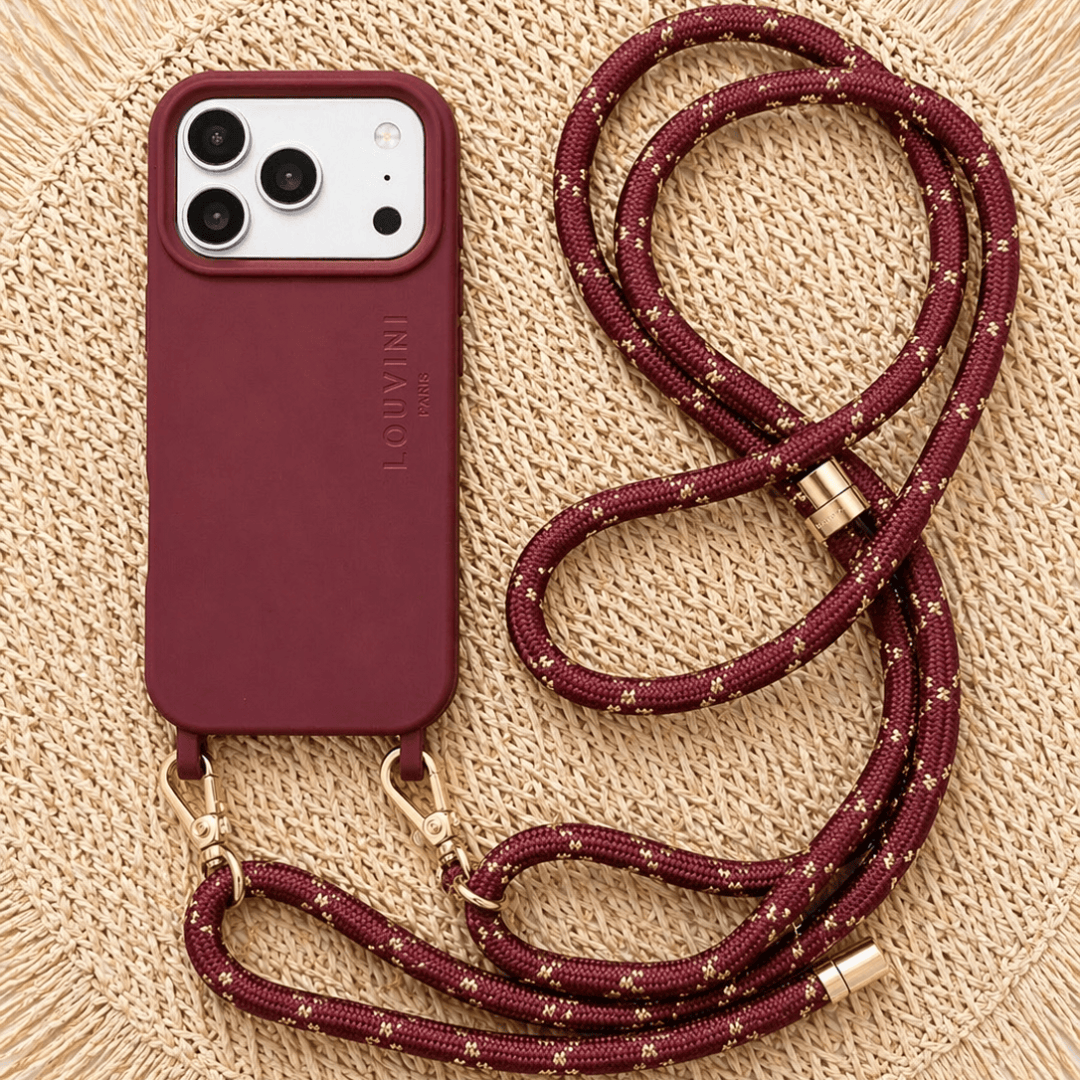 TESSA Cord Burgundy-Gold
