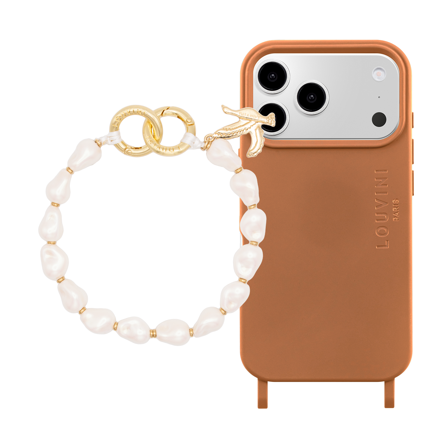 MILO Cinnamon MagSafe iPhone Case & IDA Bracelet Cream 
