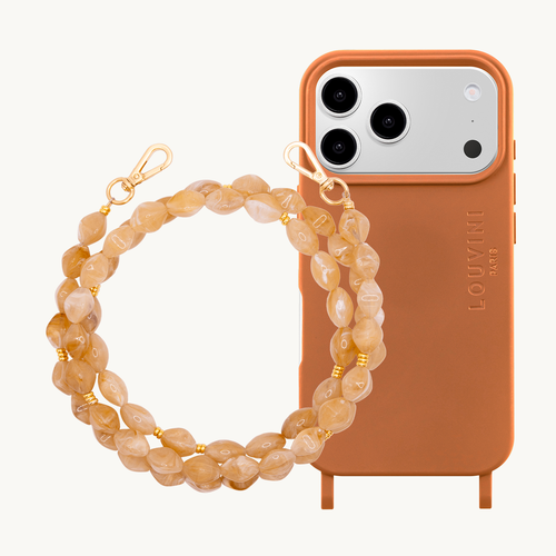 iPhone Case MILO MagSafe Cinnamon & RITA Light Brown Chain