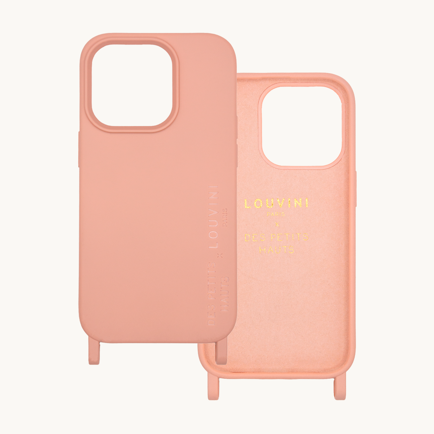 MILO x Des Petits Hauts – MagSafe iPhone Case with Rings – Pink