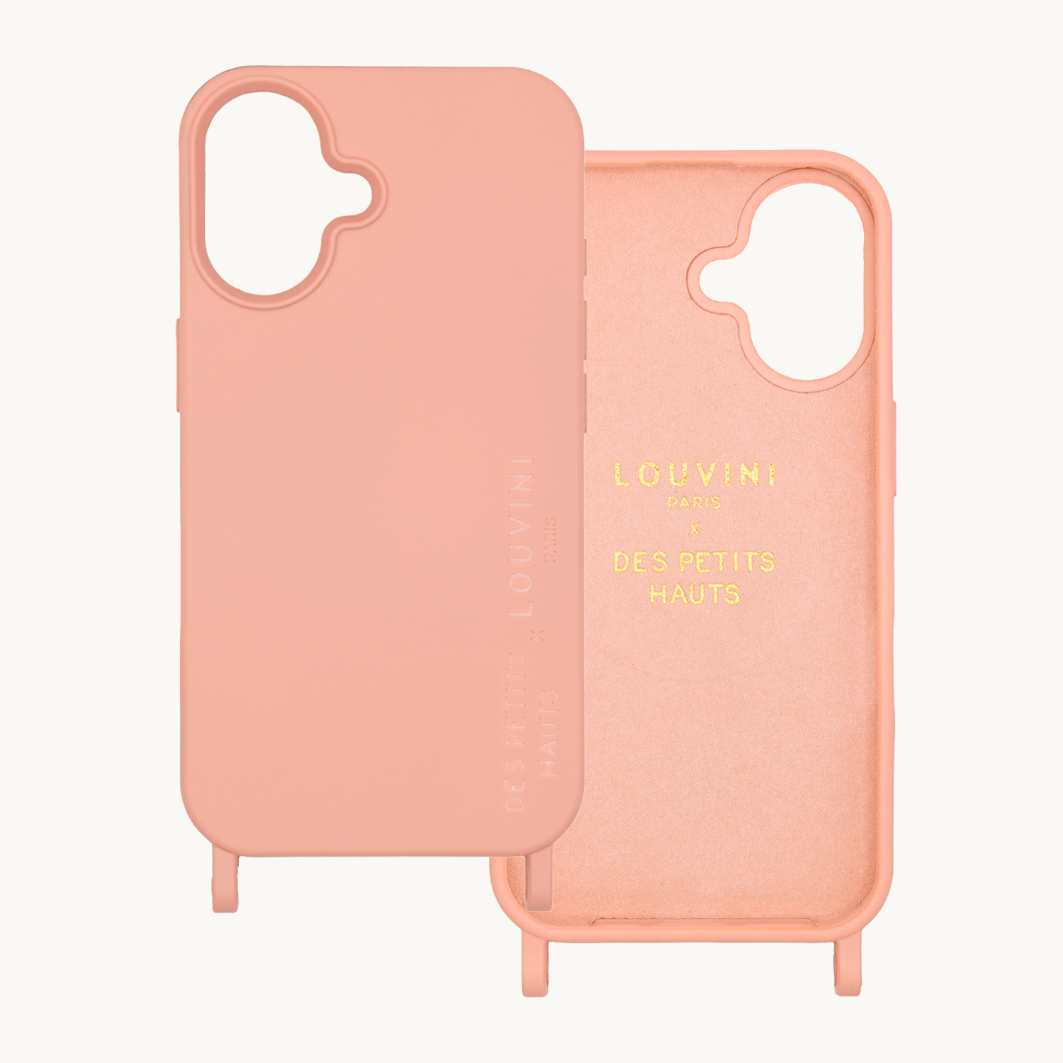 MILO x Des Petits Hauts – MagSafe iPhone Case with Rings – Pink